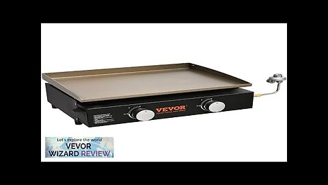 VEVOR Commercial Griddle 22.4" Heavy Duty Manual Flat Top Griddle Countertop Gas Review