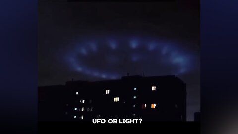 A Circle of Purple Lights