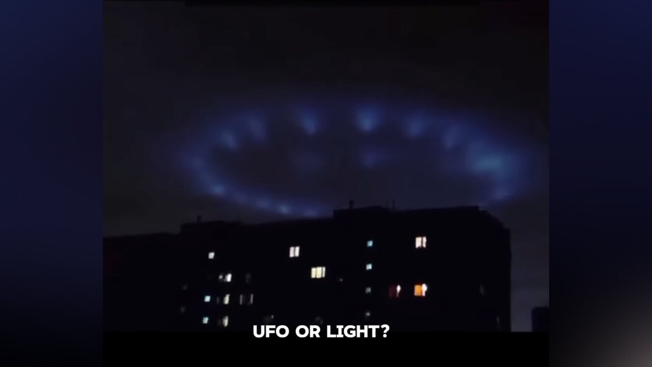 A Circle of Purple Lights