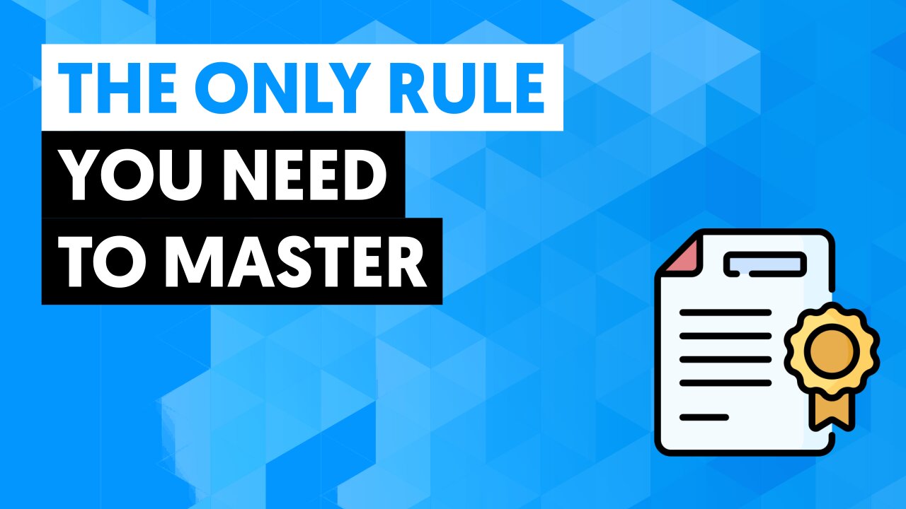 The Only Prop Firm Rule You Need To Master