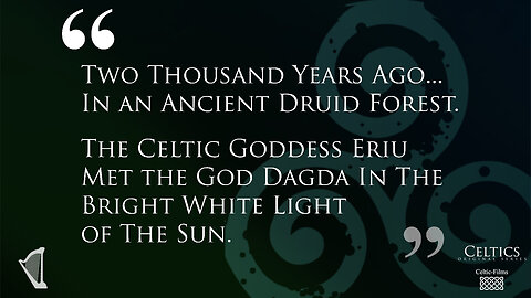 Celtic Goddess Eriu meets God Dagda in the Bright White Light of the Sun.