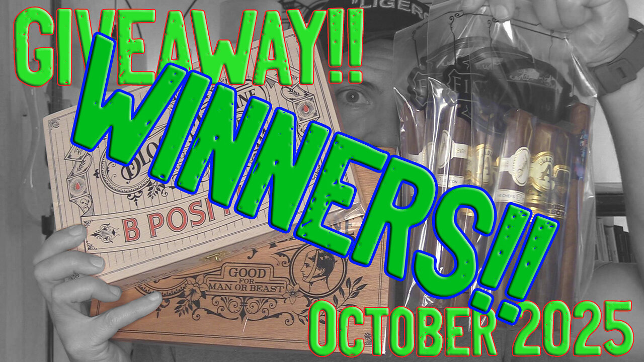 GIVEAWAY WINNERS!! October 2025
