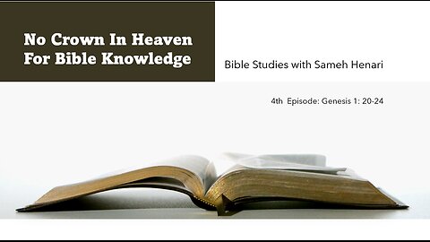 4th Episode: Genesis 1: 20-24