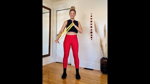 Standing Mini-Band Interval Karaoke Workout | 35 Minutes