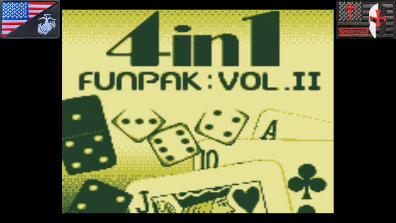 Standard Handheld Theater: "4-in-1 Fun Pak: Vol. II" (Nintendo Game Boy - 1993) [NA Version]