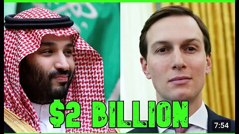 BOMBSHELL- Kushner Gave CIA Intel To Saudi For $2 Billion _