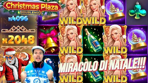 🤯MIRACOLO DI NATALE DOUBLEMAX!!!🎅CHRISTMAS PLAZA DISTRUTTA!!!🍾⚡💣 💥 SLOT ONLINE 🎰 BIG WIN🤑💰