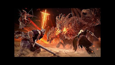 Elden Ring Nightreign - Gladius, Beast of Night Boss Fight (4K 60FPS)