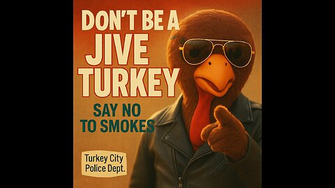 Don’t Be a Jive Turkey – Lost 80s Turkey PSA Parody