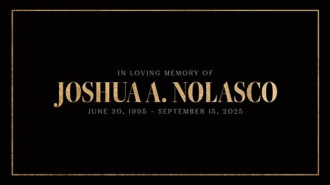 The Ark Montebello - 092925 Memorial Service for Joshua Anthony Nolasco