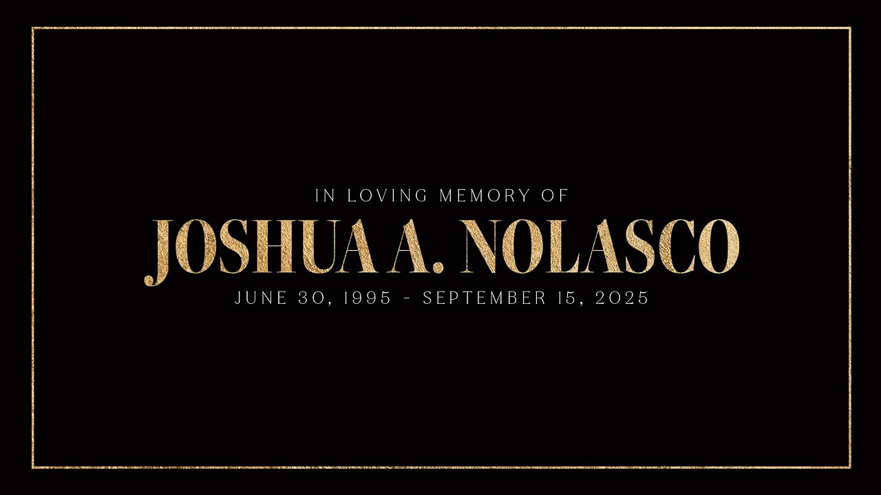 The Ark Montebello - 092925 Memorial Service for Joshua Anthony Nolasco