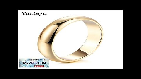 Yanleyu Luxury 18K Gold Color Engagement Jewelry Wedding Band Couple Rings Review