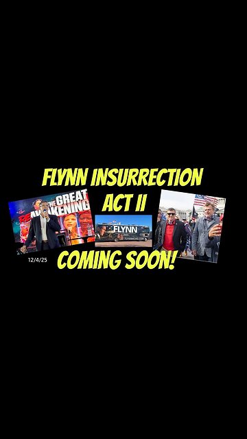 Next podcast coming soon! FLYNN INSURRECTION ~ ACT II