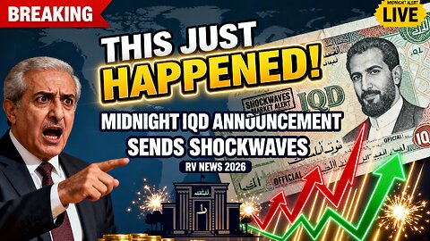 This Just Happened! 🌍 Midnight IQD Announcement Sends Shockwaves 💥 Iraqi Dinar News 2026