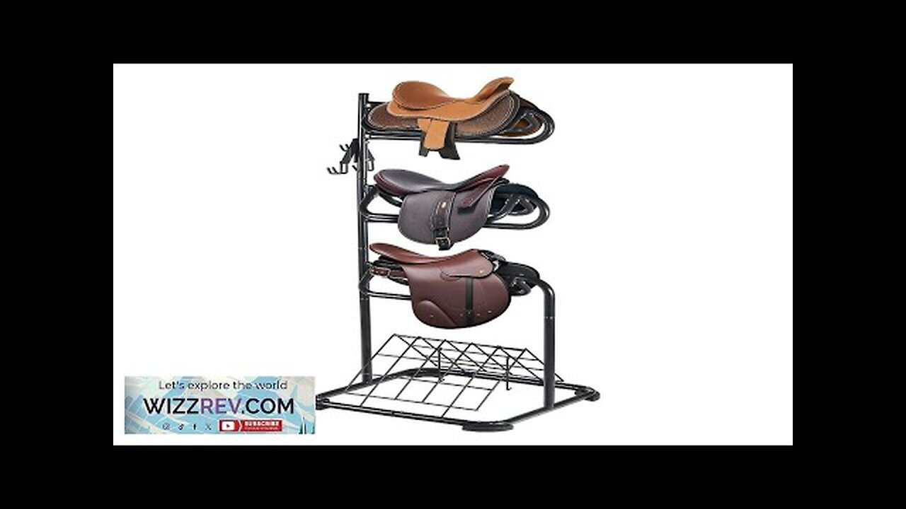 VEVOR Freestanding Saddle Stand 3 Tiers English and Western Saddle Rack Review