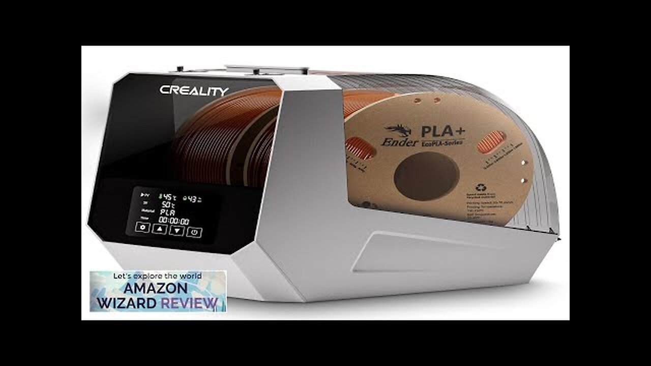 CREALITY 2024 Official Space Pi Filament Dryer Plus 2 Spools 3D Printer Review