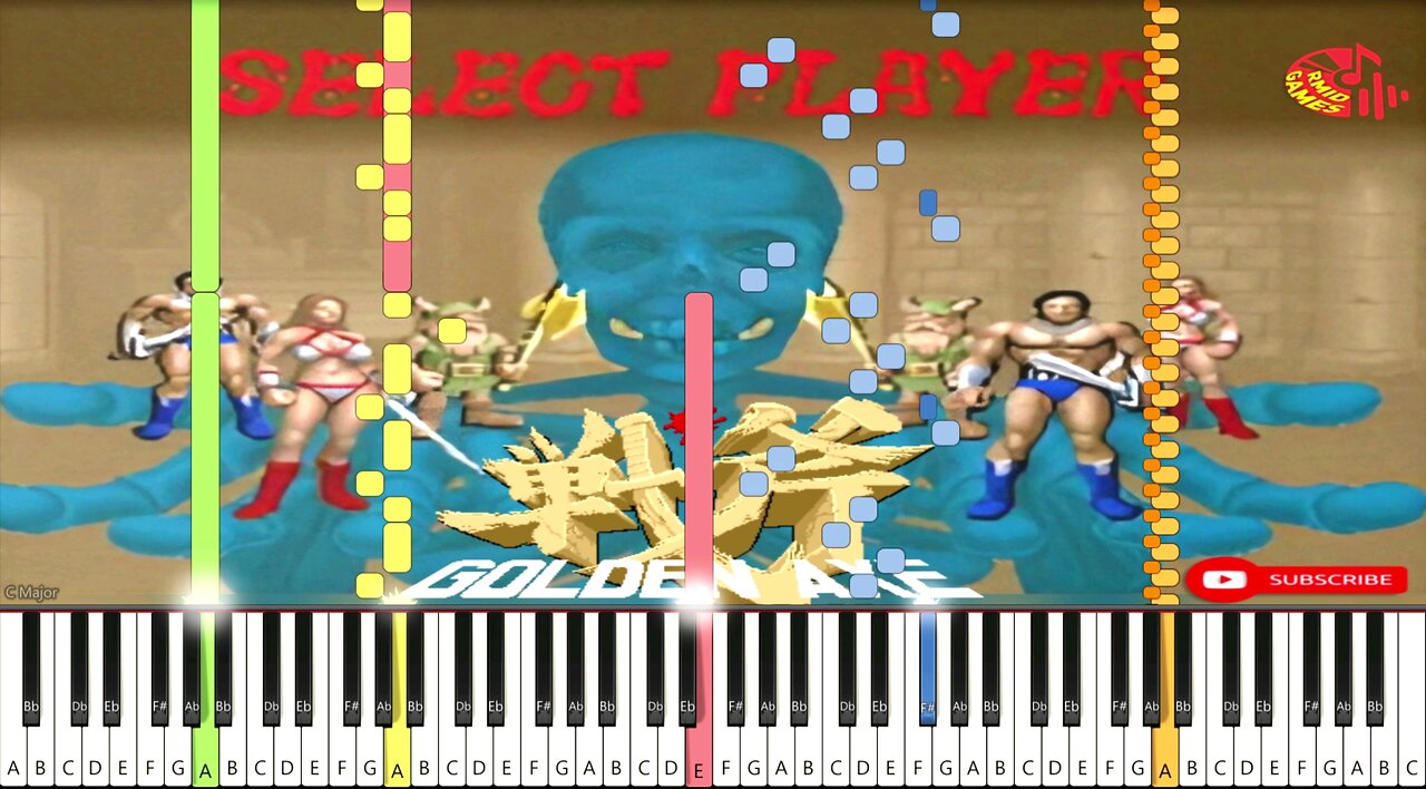 Golden Axe - Battle Field Piano MIDI