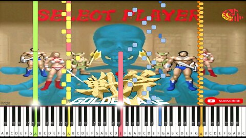 Golden Axe - Battle Field Piano MIDI