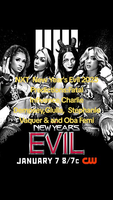NXT New Year's Evil Predictions