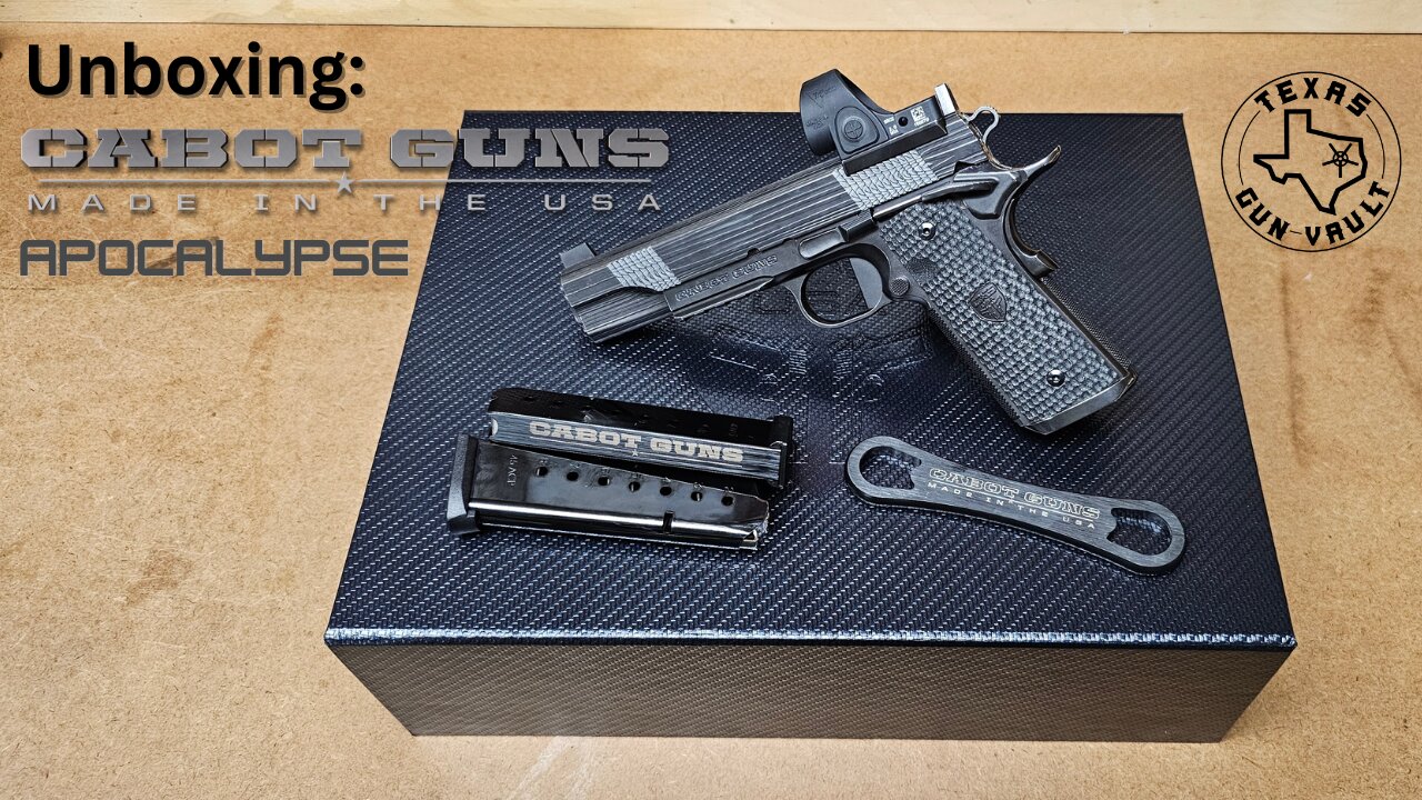 Unboxing: Cabot Guns Apocalypse - A top-tier 1911 made of Damascus Steal