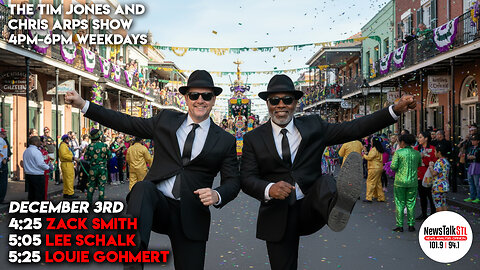 The Tim Jones and Chris Arps Show 12.03.2025 Zack Smith | Louie Gohmert | Lee Schalk