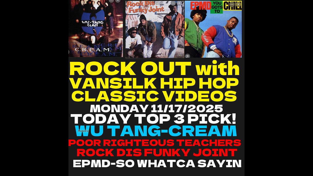 ROC #4 Rock Out With Vansilk 3 Classic Hip Hop Video 11/17/2025