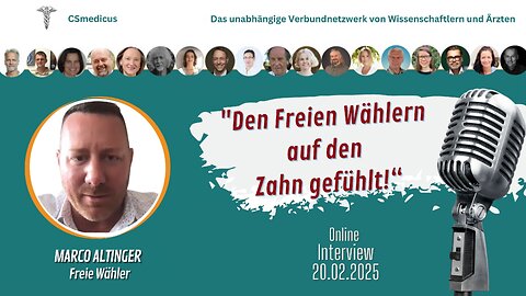 Den Freien Wählern auf den Zahn gefühlt | Interview mit Marco Altinger am 20.02.2025