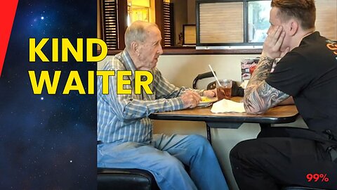 Waiter's Kindness to Elderly Veteran Goes Viral: Heartwarming Restaurant Moment