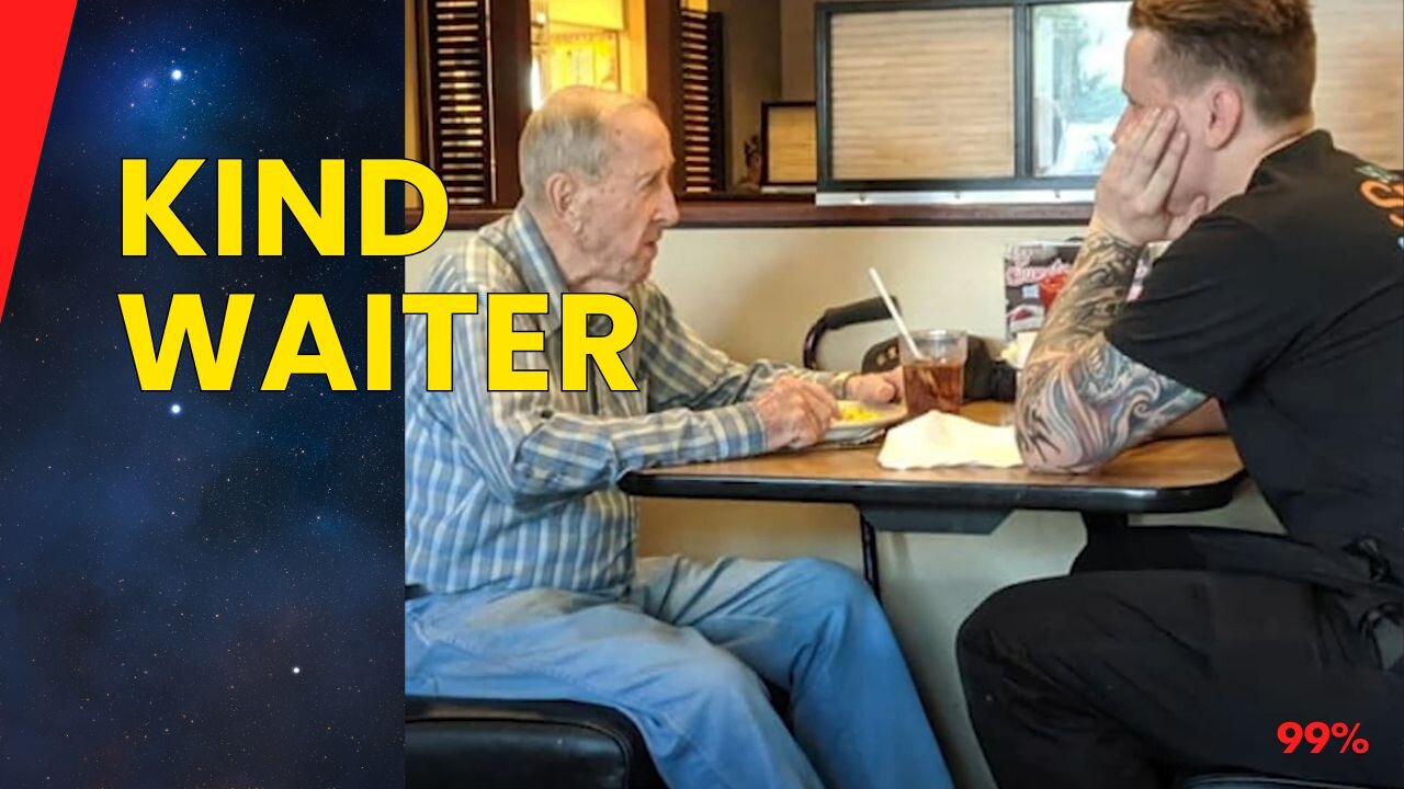 Waiter's Kindness to Elderly Veteran Goes Viral: Heartwarming Restaurant Moment