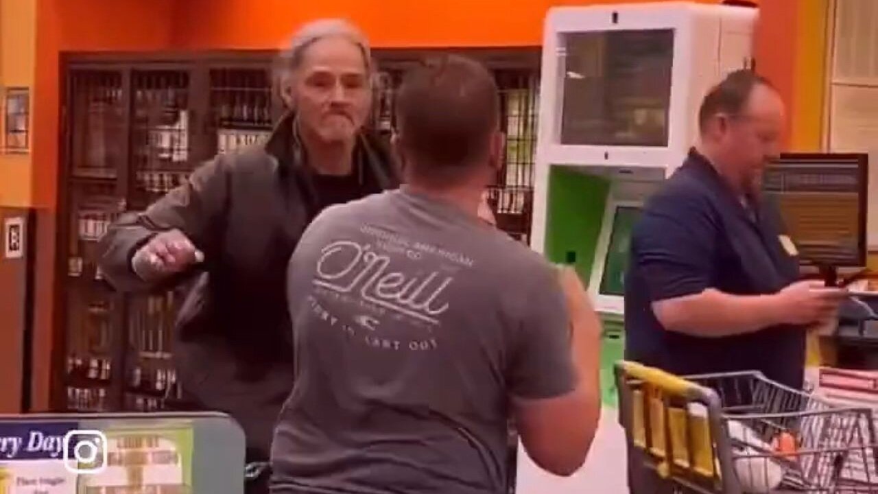 Argument In A California Supermarket Leads To Fists Which Leads To A Knife Which Then Leads To A Gun
