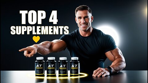 Top 4 supplements every man NEEDS 💊