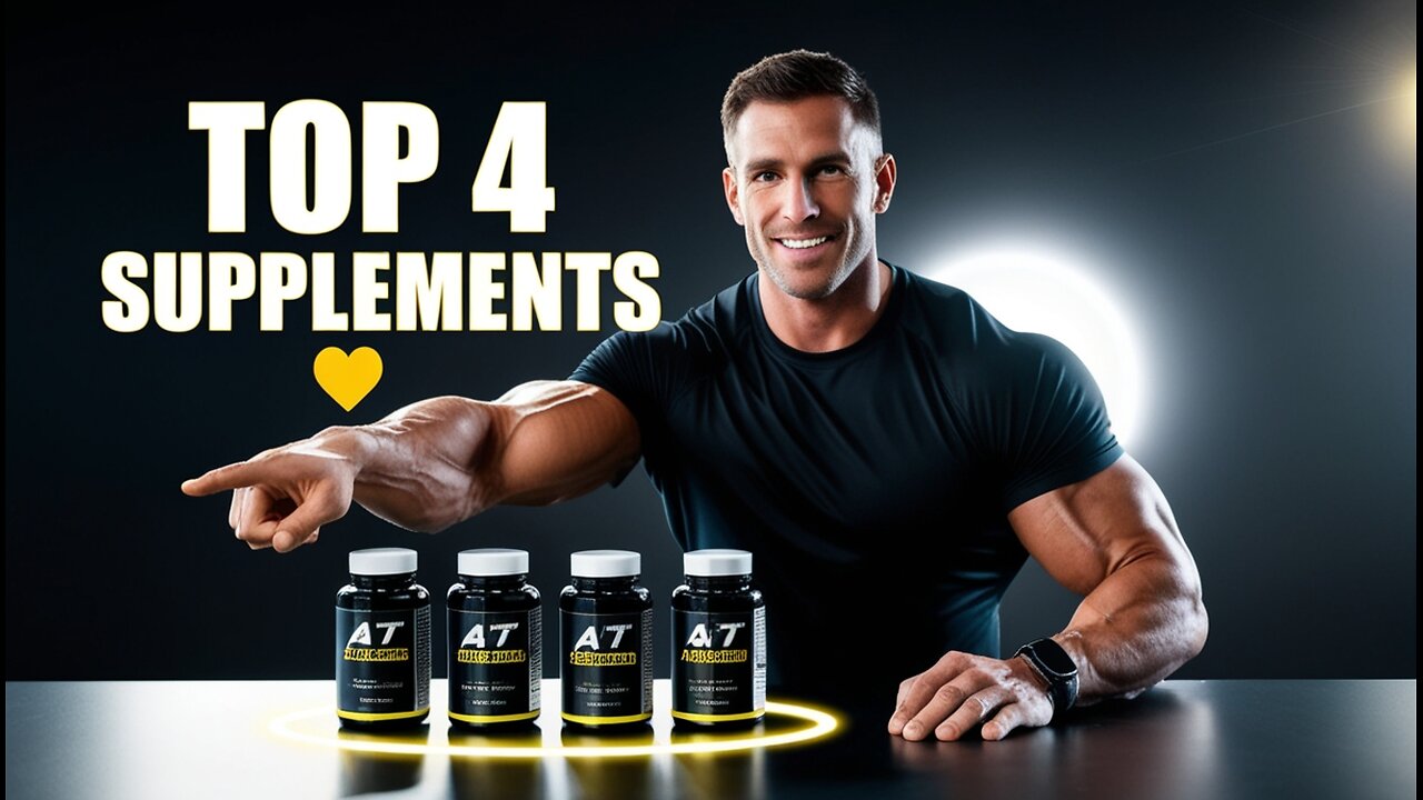 Top 4 supplements every man NEEDS 💊