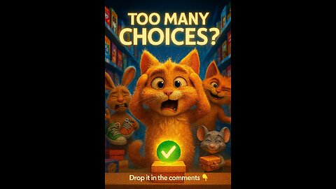 Too Many Choices: Why You’re Stuck (and How to Fix It!) 🧠🐾