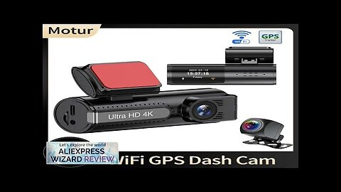 4K Dash Cam WiFi GPS Ultra HD 3840*2160P Car DVR For Car Review