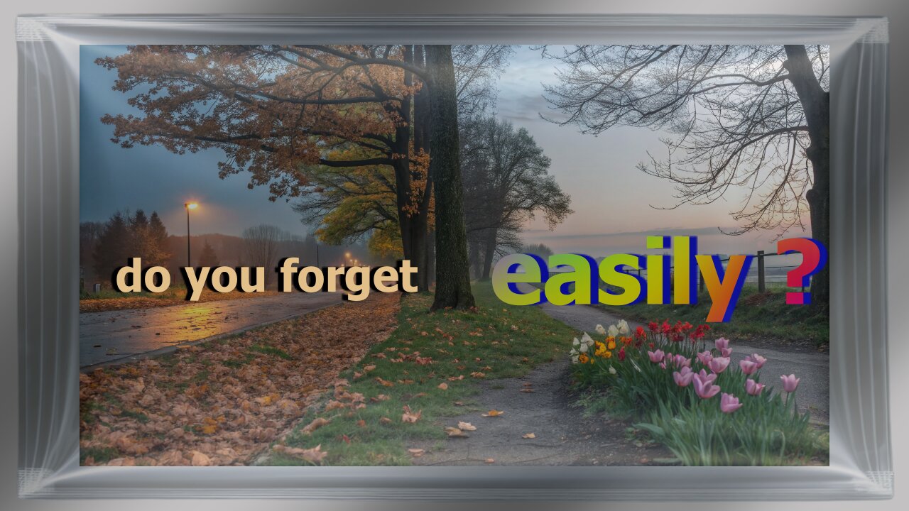 Reflecting with Alan Watts, The Beauty of Forgetting