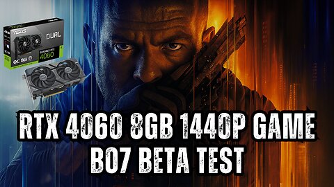 RTX4060 Test on 1440p CoD BO7 Beta #RTX #RTX4060