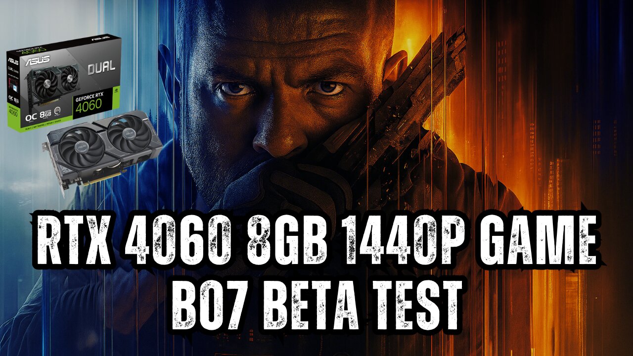 RTX4060 Test on 1440p CoD BO7 Beta #RTX #RTX4060