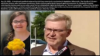 (6.19.25) Jury sides w/ hospital in Grace Schara case & New Trial (12.19.25) Denied