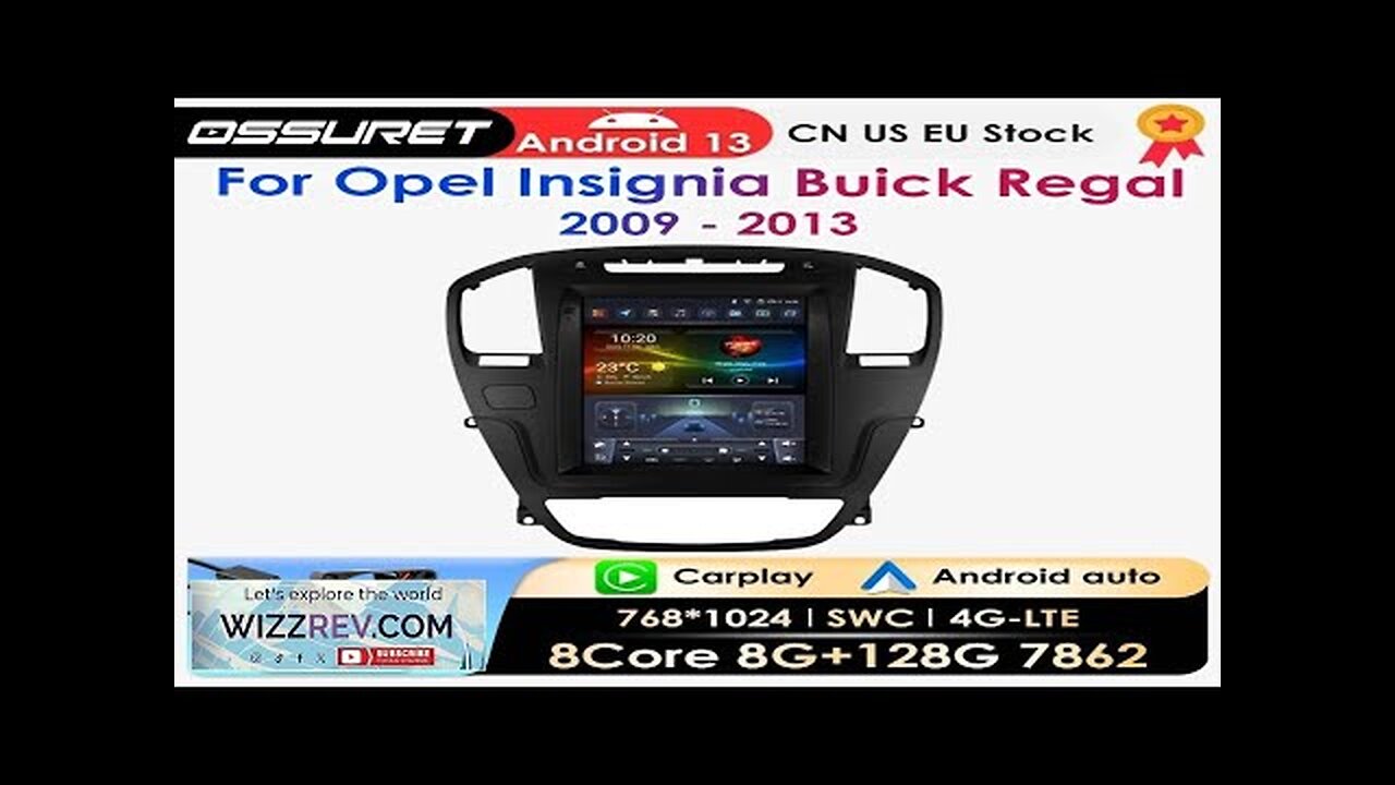 Android 13 Car Radio for Opel Insignia Buick Regal 2009 2013 Review