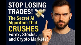 STOP LOSING TRADES! 💸 The Secret AI Algorithm That CRUSHES Forex, Stocks, and Crypto Markets!
