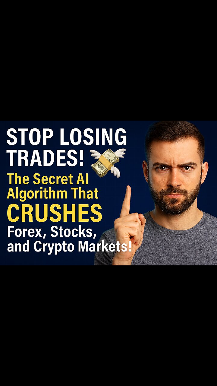 STOP LOSING TRADES! 💸 The Secret AI Algorithm That CRUSHES Forex, Stocks, and Crypto Markets!
