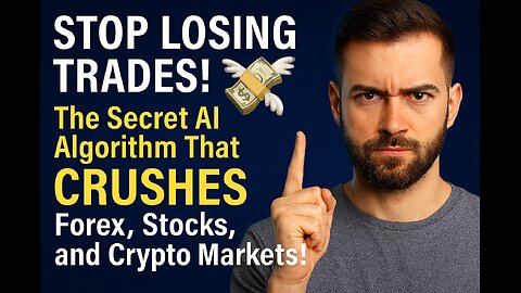 STOP LOSING TRADES! 💸 The Secret AI Algorithm That CRUSHES Forex, Stocks, and Crypto Markets!