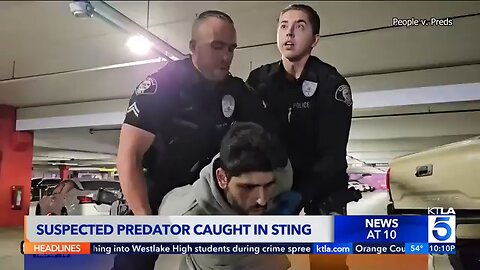 Suspected child predator caught in sting operation