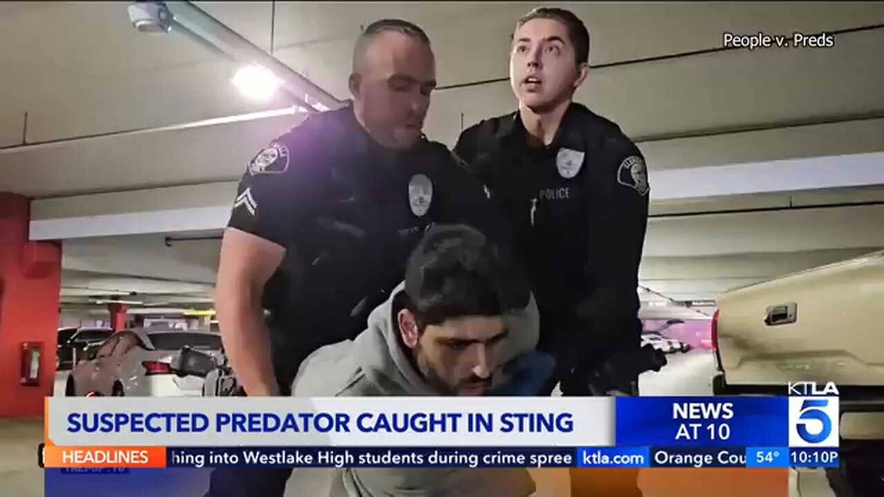 Suspected child predator caught in sting operation