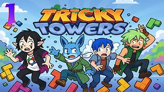 Super Smash Tetris || Tricky Towers #1