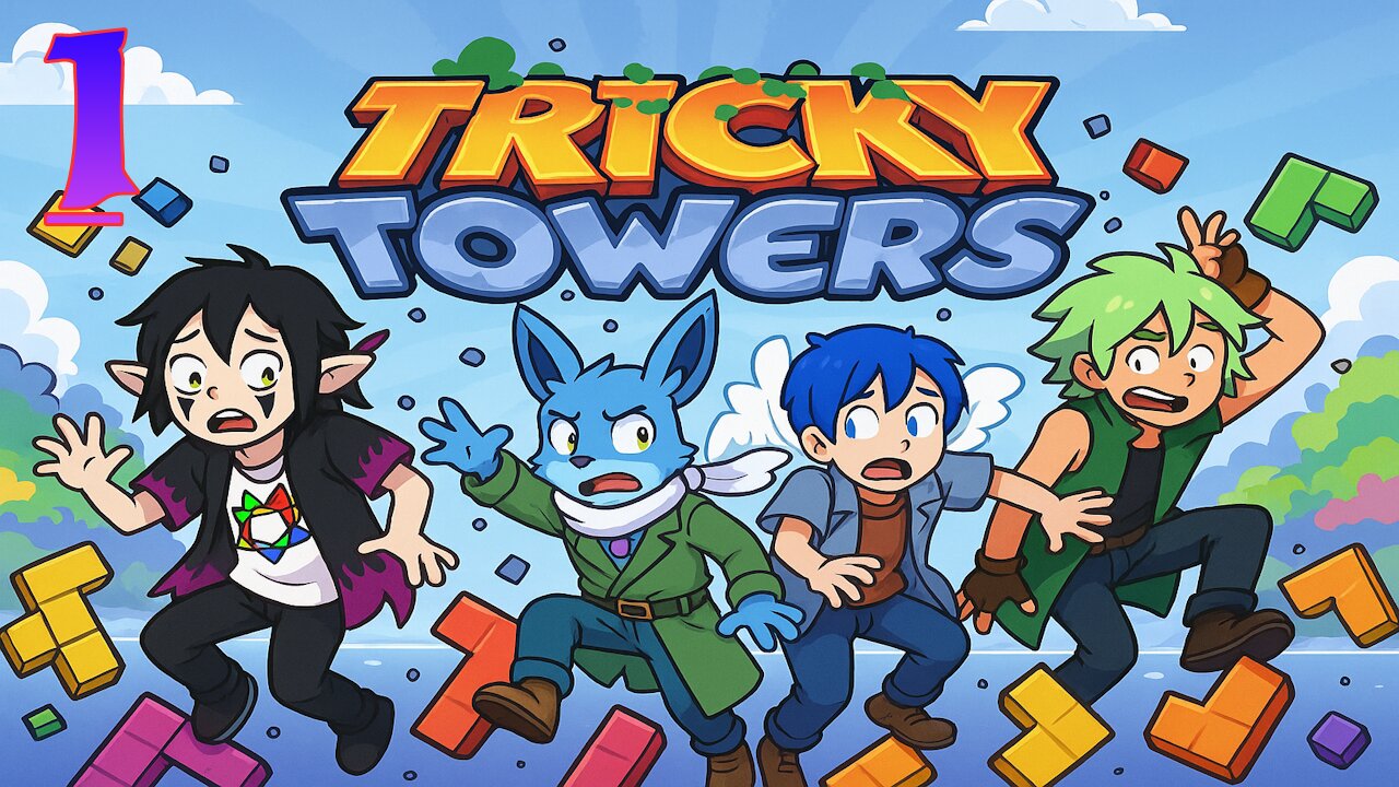 Super Smash Tetris || Tricky Towers #1