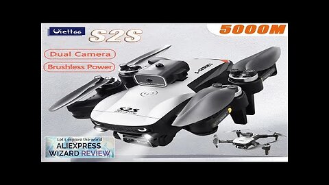 New S2S Drone 8K HD Dual Camera Brushless Motor Obstacle Avoidance Dron Review