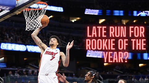 There is an emerging Rookie of the Year candidate for the Miami Heat