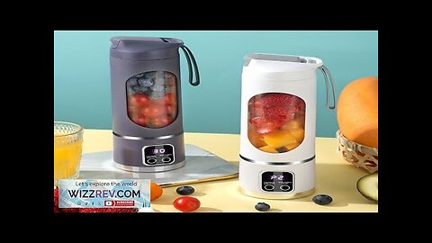 450ml Fruit Juicer 8 Blades 3 Gears USB Rechargeable Portable Blender Ice Review