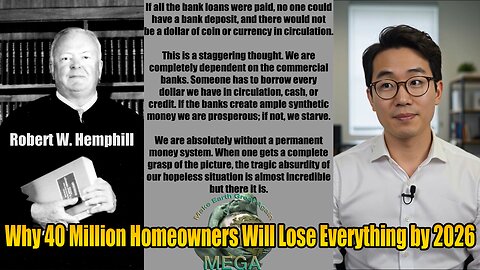 Why 40 Million Homeowners Will Lose Everything by 2026 | Don't take anything you find online—except for the text on the above thumbnail—for absolute truth. Keep doing your own research
